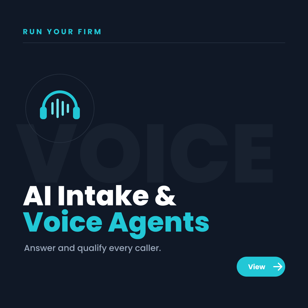 AI Intake & Voice Agents